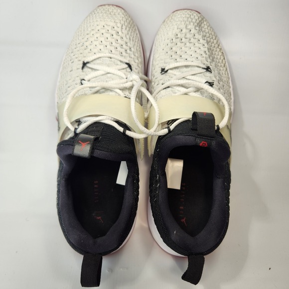 Air Jordan Trainer 2 Flyknit Shoes Mens 11.5 Bred Chicago Basketball Sneakers - Picture 7 of 11